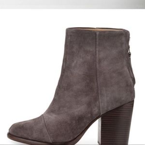 Rag and Bone gray suede boots